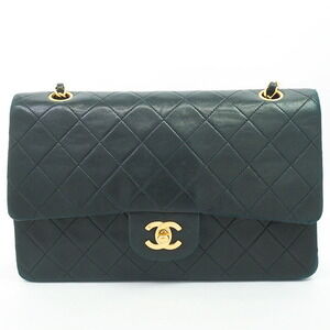Chanel Double Flap Chain Shoulder Bag Matelasse